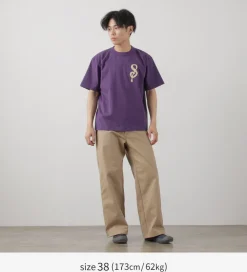 A.G.SPALDING＆BROS T-Shirts^/ 14/Jersey Felt Letter Short Sleeve T-Shirt S Logo