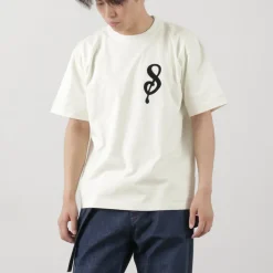 A.G.SPALDING＆BROS T-Shirts^/ 14/Jersey Felt Letter Short Sleeve T-Shirt S Logo