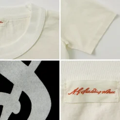 A.G.SPALDING＆BROS T-Shirts^/ 14/Jersey Felt Letter Short Sleeve T-Shirt S Logo