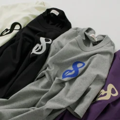 A.G.SPALDING＆BROS T-Shirts^/ 14/Jersey Felt Letter Short Sleeve T-Shirt S Logo
