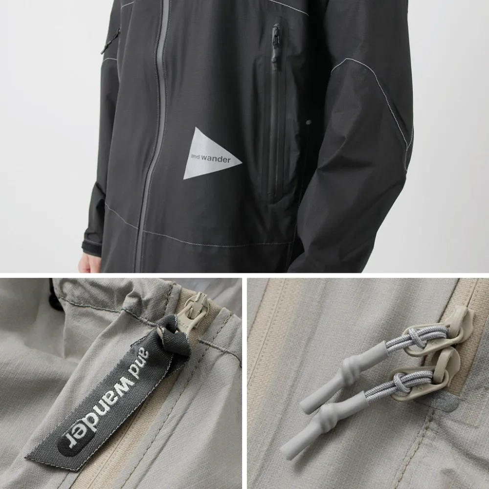 AND WANDER Jackets^/ 3 Layer Ultralight Rain Jacket