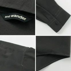 AND WANDER Shirts^/ Dry BreathableLong Sleeve Shirt