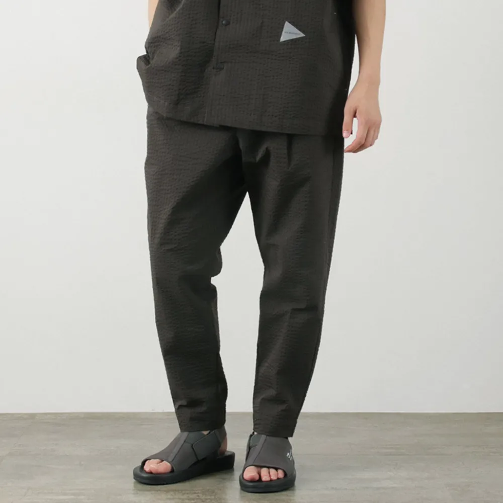 AND WANDER Trousers^/ Dry Soft Seersucker Pants