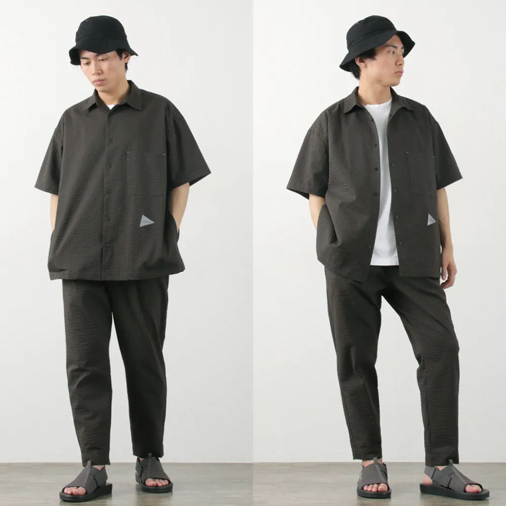 AND WANDER Trousers^/ Dry Soft Seersucker Pants