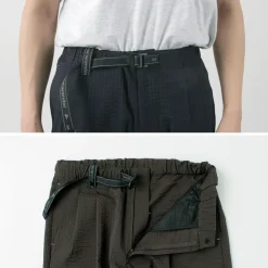 AND WANDER Trousers^/ Dry Soft Seersucker Pants