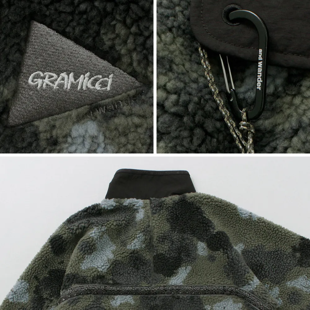 AND WANDER Jackets^/ Gramicci Jacquard Tape Fleece Jacket