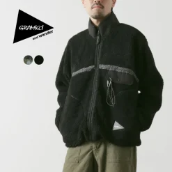 AND WANDER Jackets^/ Gramicci Jacquard Tape Fleece Jacket