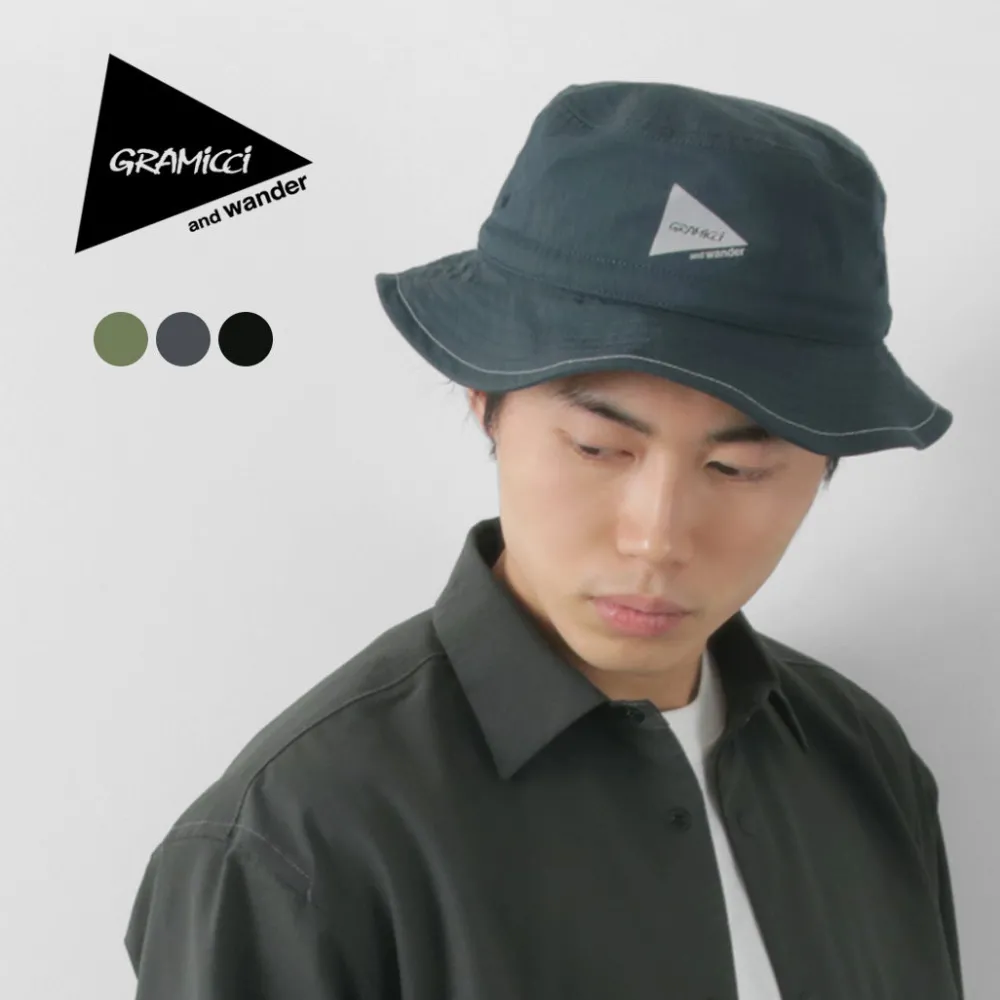 AND WANDER Hats^/ Gramicci Nylon Cotton Hat