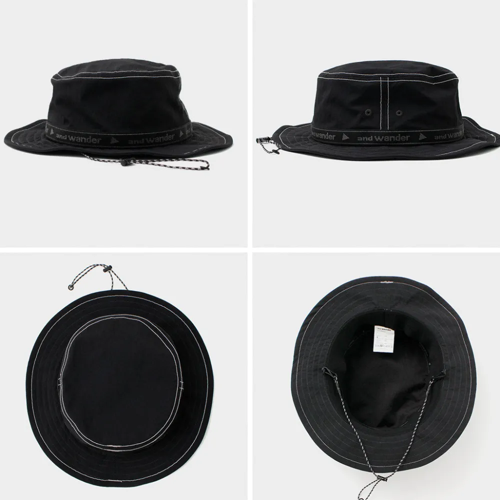 AND WANDER Hats^/ Jacquard Tape Hat