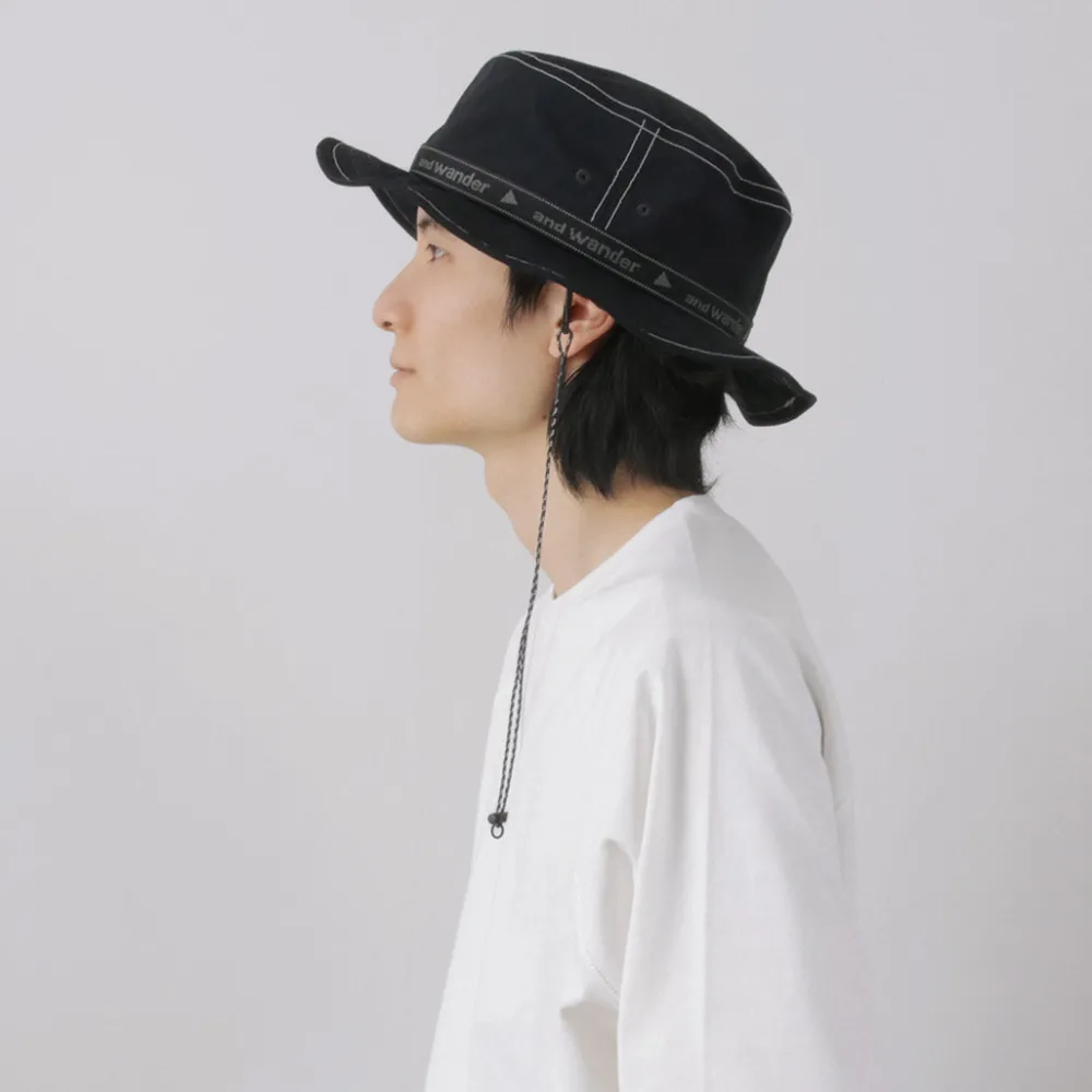 AND WANDER Hats^/ Jacquard Tape Hat