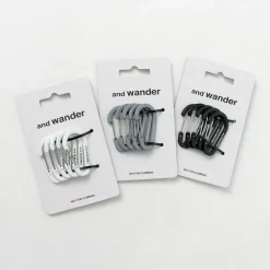 AND WANDER Other Goods^/ Mini carabiner set