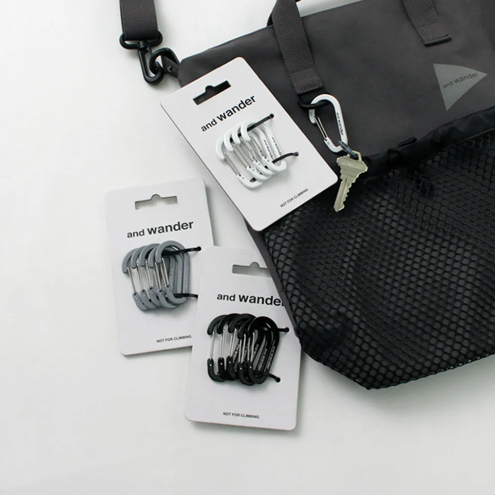 AND WANDER Other Goods^/ Mini carabiner set
