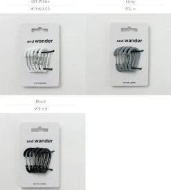 AND WANDER Other Goods^/ Mini carabiner set