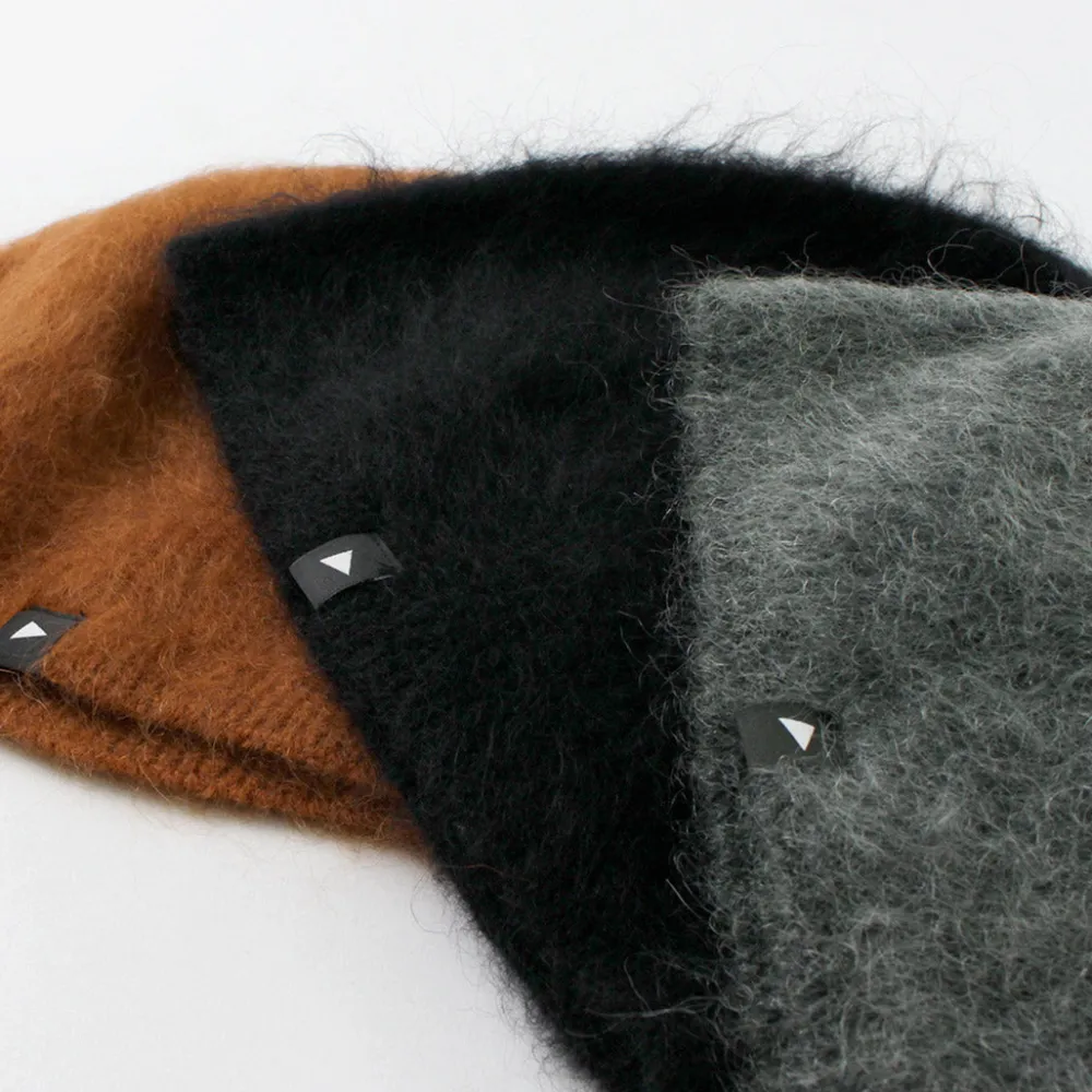 AND WANDER Hats^/ Mohair Wool Knit Cap