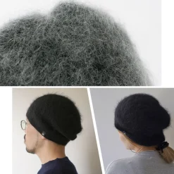 AND WANDER Hats^/ Mohair Wool Knit Cap