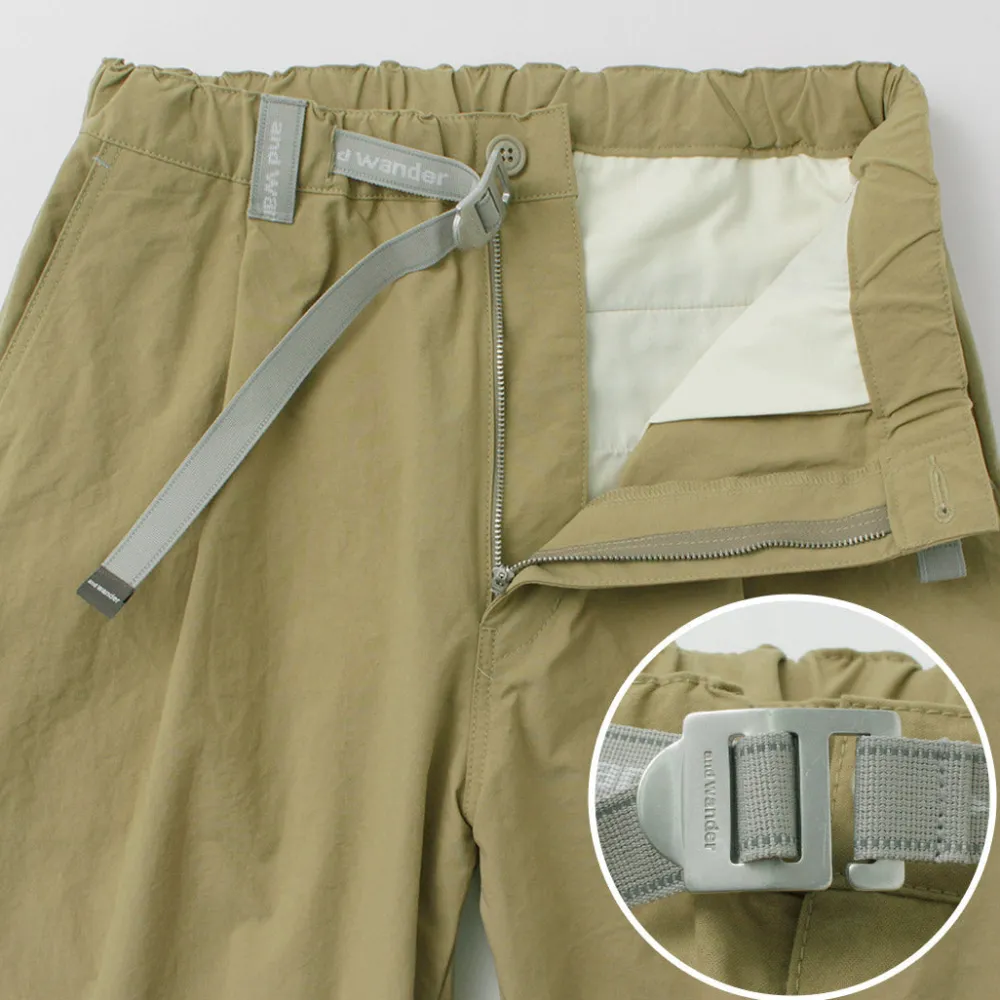 AND WANDER Work Pants & Chinos^/ Nylon Chino Tucked Tapered Pants