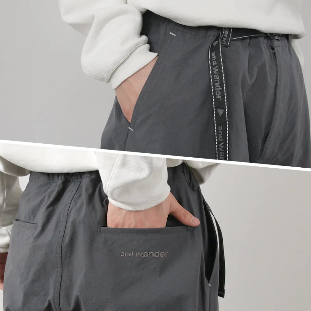 AND WANDER Work Pants & Chinos^/ Nylon Chino Tucked Tapered Pants