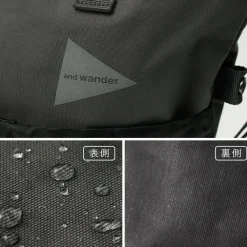 AND WANDER Tote Bags|Shoulder Bags^/ PE/CO 2-Way Bag