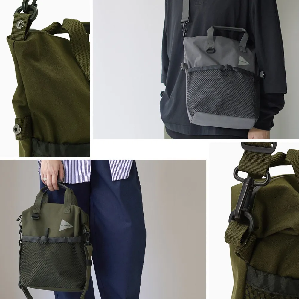 AND WANDER Shoulder Bags^/ PE/CO 2-way bag