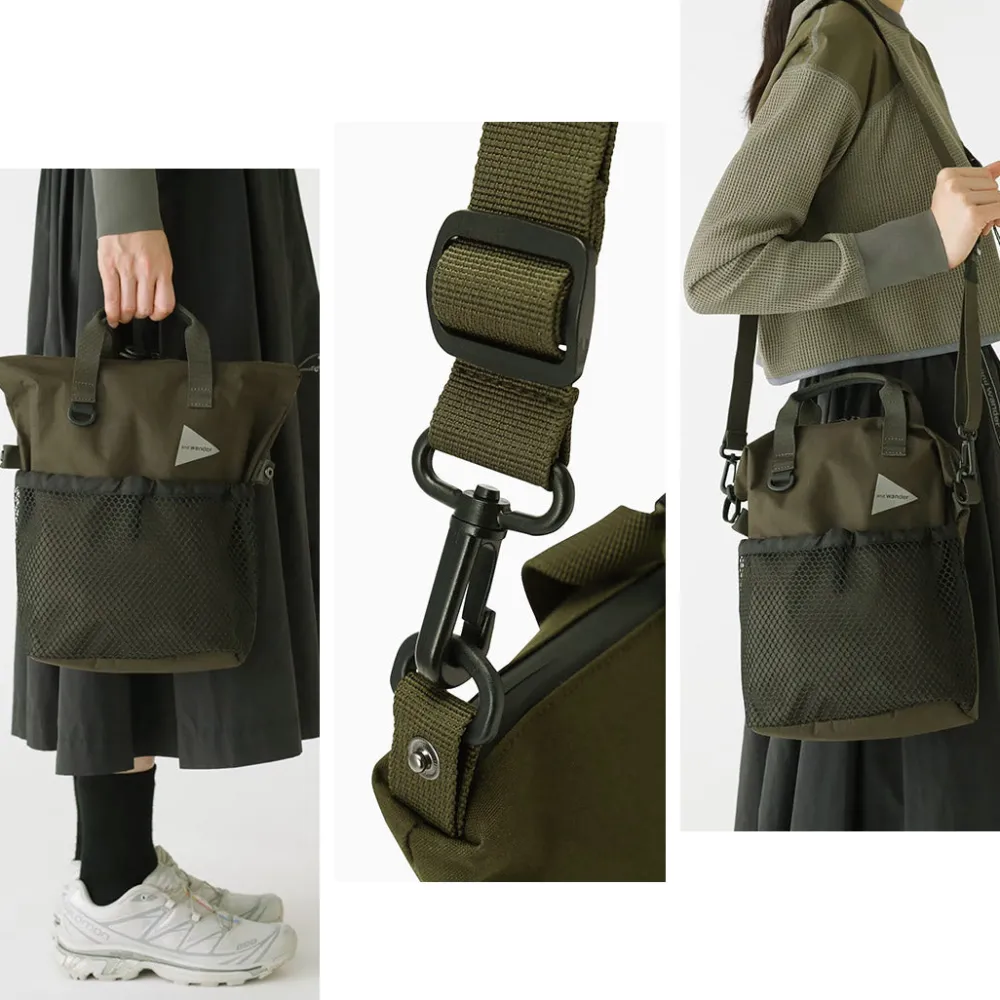 AND WANDER Shoulder Bags^/ PE/CO 2-way bag