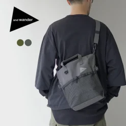AND WANDER Shoulder Bags^/ PE/CO 2-way bag