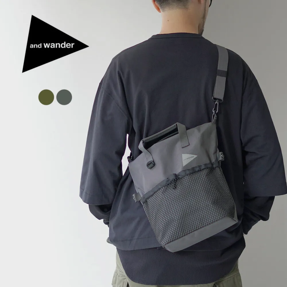 AND WANDER Shoulder Bags^/ PE/CO 2-way bag