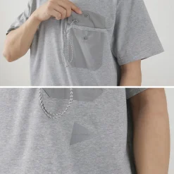 AND WANDER T-Shirts^/ Pocket T-Shirt