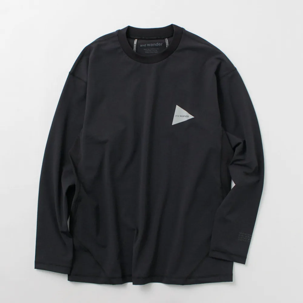 AND WANDER T-Shirts^/ Rash Guard M black