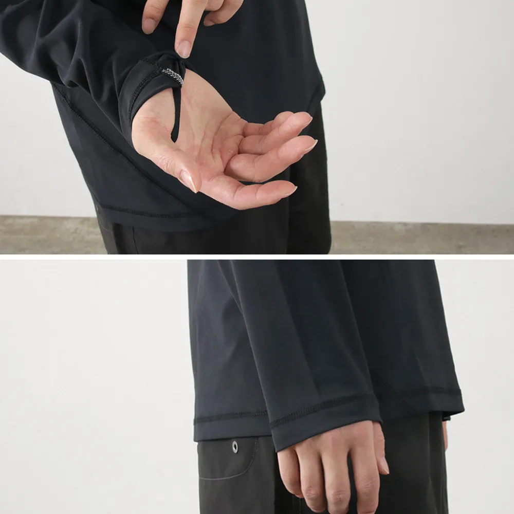 AND WANDER T-Shirts^/ Rash Guard M black