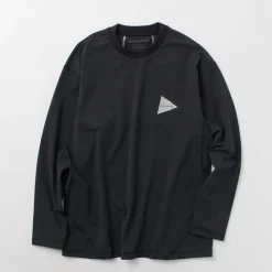 AND WANDER T-Shirts^/ Rash Guard M black