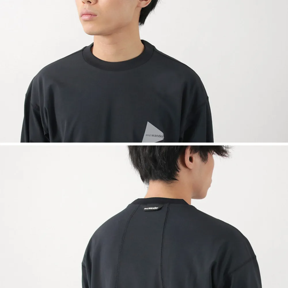 AND WANDER T-Shirts^/ Rash Guard M black