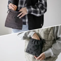 AND WANDER Shoulder Bags^/ Triangle Jacquard Sakosh