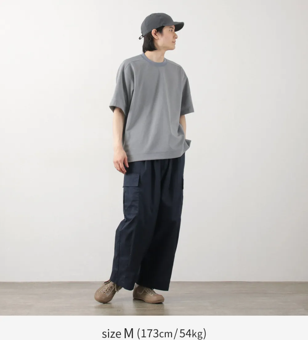 AND WANDER T-Shirts^/ UV-cut dry short sleeve t-shirt