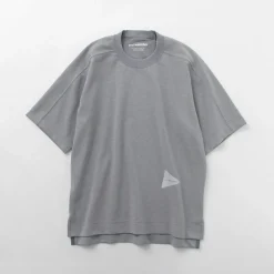 AND WANDER T-Shirts^/ UV-cut dry short sleeve t-shirt