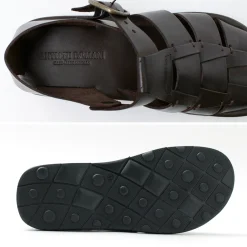 ANTICHI ROMANI Sandals^/ Leather Gurkha sandals