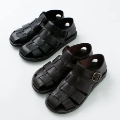 ANTICHI ROMANI Sandals^/ Leather Gurkha sandals