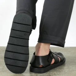 ANTICHI ROMANI Sandals^/ Leather Gurkha sandals