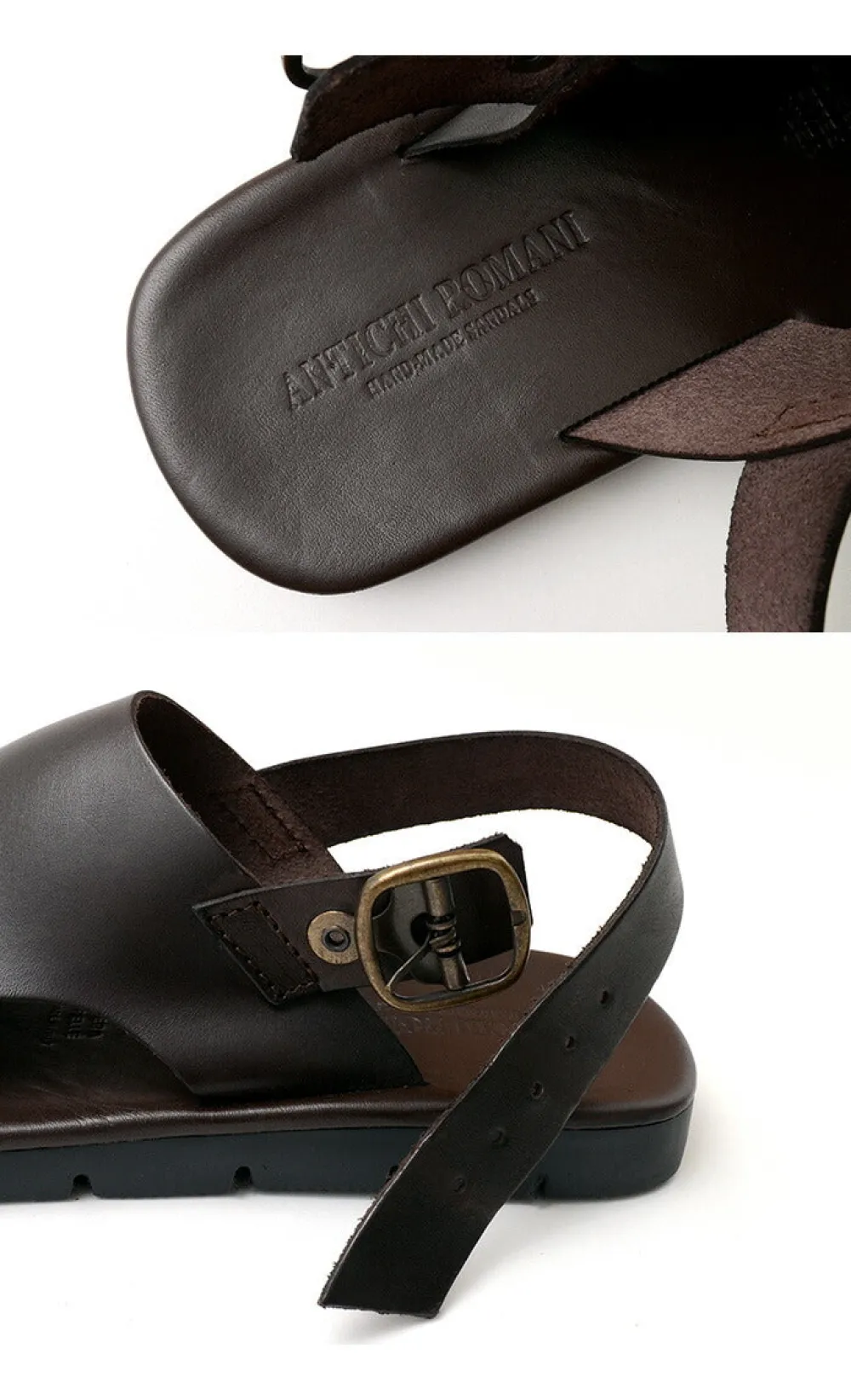 ANTICHI ROMANI Sandals^/ Leather Sandals