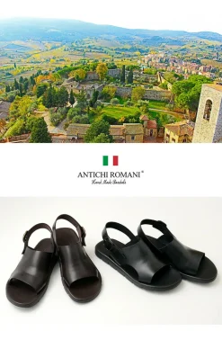 ANTICHI ROMANI Sandals^/ Leather Sandals