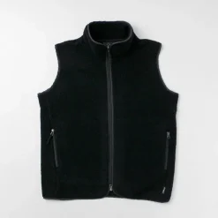 AXESQUIN Jackets^/ Wool Boa Vest black