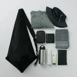 BAICYCLON BY BAGJACK Shoulder Bags^/ BCL-73 Triangle One Strap Bag black