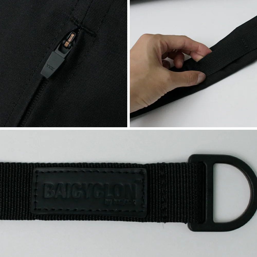 BAICYCLON BY BAGJACK Shoulder Bags^/ BCL-73 Triangle One Strap Bag black