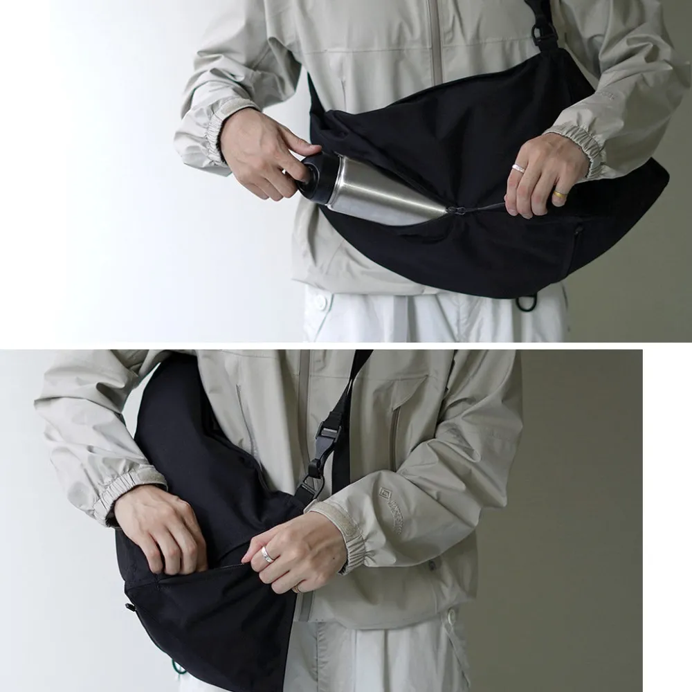 BAICYCLON BY BAGJACK Shoulder Bags^/ BCL-73 Triangle One Strap Bag black