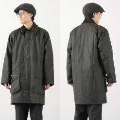 BARBOUR Coats^/ Classic Northumbria Wax Jacket olive