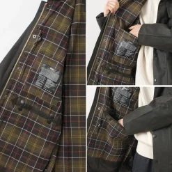 BARBOUR Coats^/ Classic Northumbria Wax Jacket olive