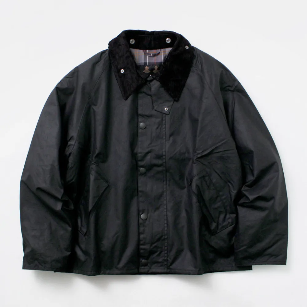 BARBOUR Jackets^/ Oversized Transport Wax Jacket