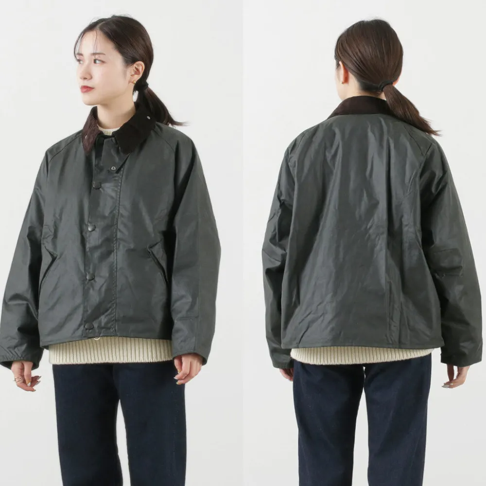 BARBOUR Jackets^/ Oversized Transport Wax Jacket