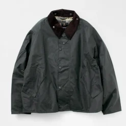BARBOUR Jackets^/ Oversized Transport Wax Jacket