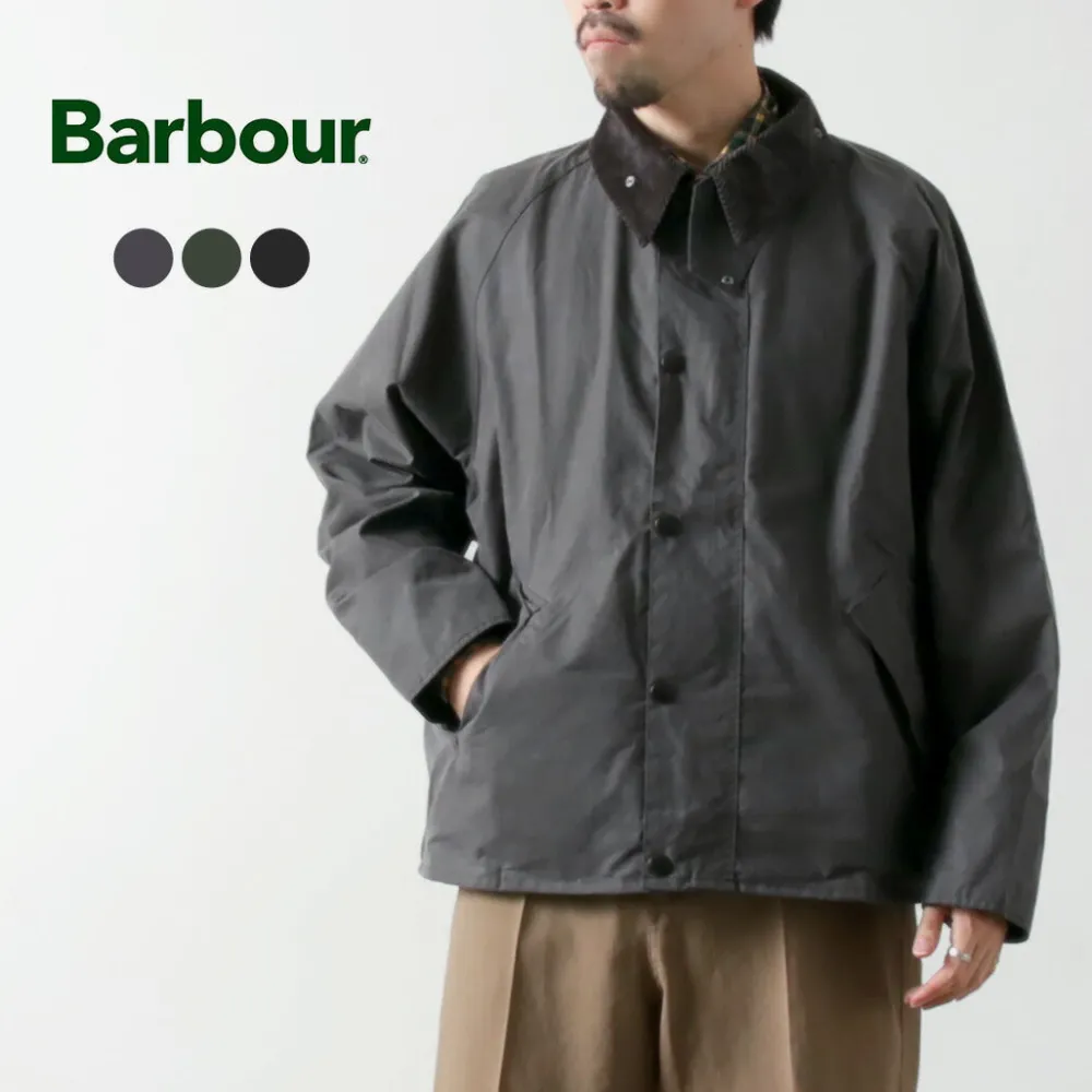 BARBOUR Jackets^/ Oversized Transport Wax Jacket