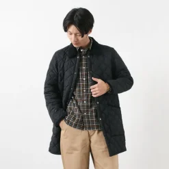 BARBOUR Jackets^/ Ritzdale long nylon quilted jacket